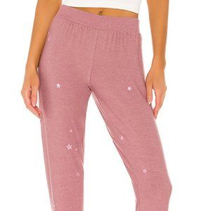 Chaser Pinky Stars Sweatpants Glam